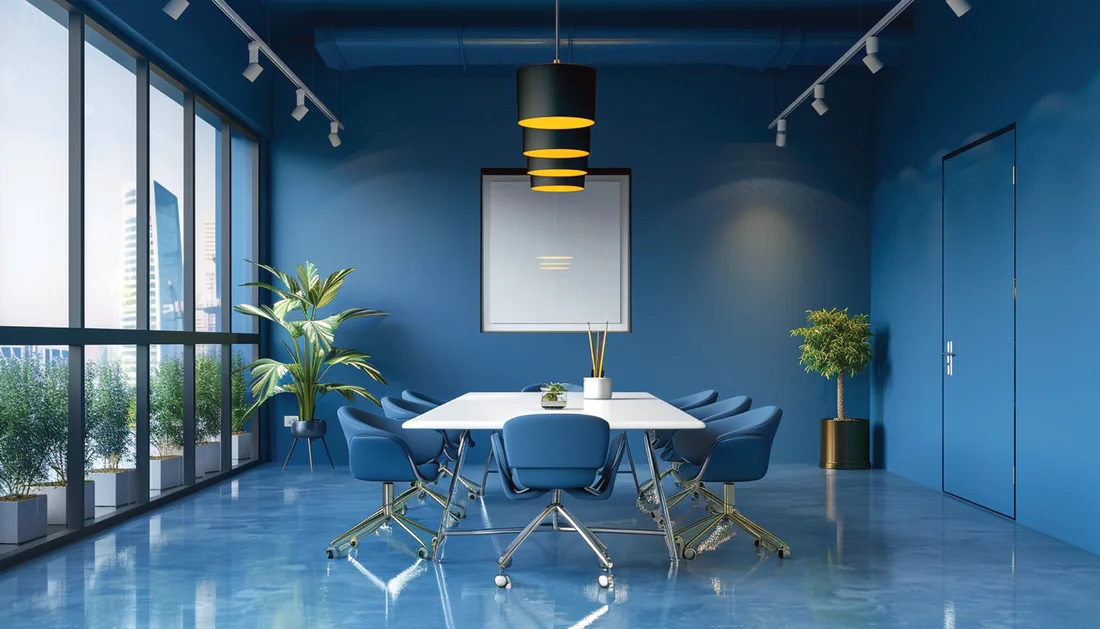 Modern healthcare business meeting room